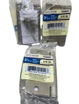 Lot Of Gate House Hinges 1/2" X 1/4" Radius #0308892 Satin Nickel 95. Fixed Price $7.61.