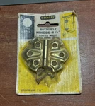 Vintage Nos Stanley Usa Made Butterfly Hinges CD1478 Pack Of 2. Fixed Price $10.00.