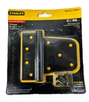 Stanley, T-hinge, 3-1/2"/88MM, Black Coated Finish, Heavy Duty S806-675/CD908.5. Fixed Price $13.99.