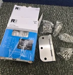 (qty 36) Reliabilt 0352846 Radius Mortise Door Hinge Satin Nickel 3-1/2" X 5/8". Fixed Price $38.83.