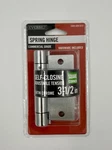 Everbilt Self Closing Adjustable Spring Hinge 3-1/2" Satin Chrome 1005 694 613.. Fixed Price $12.99.