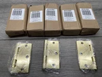 Schlage Door 3.5" Hinge With Radius Round And Square Corner Boxes Of 3PACK. Fixed Price $44.99.