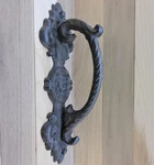 Large Rustic Cast Iron Lions Head Kings Door Handle Gate Pull Medieval Design. Fixed Price $18.97.