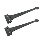 Renovators Supply Manufacturing Strap Hinge 18 In. Black Wrought Iron Spade T.... Fixed Price $143.80.