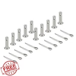 Uxcell M3X10MM Clevis Pins 304 Stainless Steel Hitch Fastener Silver. Fixed Price $18.99.