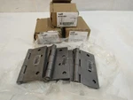 Lot Of 15 National Hardware 4" Plain Steel Broad Hinges N140-681. Fixed Price $44.88.