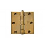 Emtek 92013 3.5X3.5" Square Corner Plain Bearing Mortise Hinge Pair French Antiq. Fixed Price $14.99.