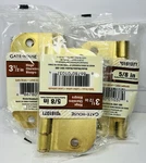 Gate House Polished Brass 3.5 X 5/8" Radius Round Door Hinge Interior Qty. Fixed Price $24.00.