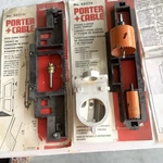 Porter-cable 59370/59375 Door Hinge + Strike/latch Router Templates. Fixed Price $29.95.