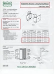 Bommer #1515X1515-H-633 Double-acting Spring Hinges, Satin Brass, With Hold-open. Fixed Price $65.95.