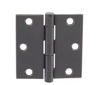 Lot Of 4 Everbilt 3 Oil-rubbed Bronze Square Corner Door Hinge Free Shipping!. Fixed Price $15.01.
