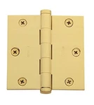 Baldwin 1035031I Square Mortise Hinge, Unlacquered Bright Brass. Fixed Price $53.32.
