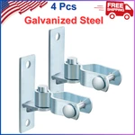 Dunzy 1-3/8 Heavy Duty Wall Mount Gate Hinge Pipe Chain Link Fence. Fixed Price $32.13.