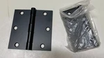 4-PACK Deltana S35U1B-R Black 3-1/2 X Plain Bearing Full Mortise Hinge. Fixed Price $17.00.
