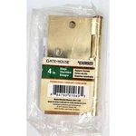 Gate House 4 Inch Mortise Door Hinge Square Corner Polished Brass Gold 0308925. Fixed Price $9.50.