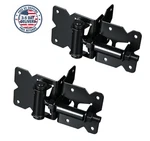 Skysen Carbon Steel Vinyl Wood Fence Self Closing Gate Hinges BLACK(2063-CS-P). Fixed Price $42.95.