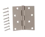 Everbilt Hinge 4" 207804 Satin Nickel Finish Square Corner Door Repair Jamb New. Fixed Price $10.00.