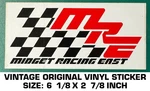 Midget Racing East - Vintage Original Vinyl Decal Sticker Race. Fixed Price $8.02.