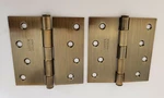 Emtek 910147 Residential Grade X Steel Hinges/per Pair--french Antique Brass. Fixed Price $12.00.