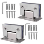 Kafenda 90 Degree Shower Door Hinges Heavy Duty Frameless Glass. Fixed Price $37.38.