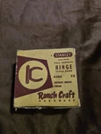 Rare! 1950'S Stanley Ranch Craft #4304 Horseshoe Cabinet Hinges. Fixed Price $150.00.