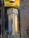 Stanley 6" Chain Bolt CD1055, In/out Swing Garage, Barn, Double Doors, Steel. Fixed Price $17.99.
