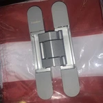 Hlm Optimo 6 Inch Invisible 180 Concealed Hinge, Zinc Alloy, Gray. Fixed Price $30.00.