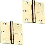 Cabinet Hinges 2-1/2", Satin Brass, 2-PACK, Stanley #69-0170, Usa. Fixed Price $5.29.