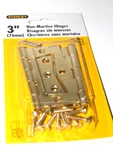 Set Of Stanley 3" Non Mortise Hinges Bisagras #460815 CD815. Fixed Price $10.00.