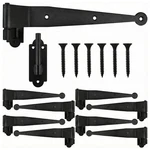 Shimeyao 8 Pack 12 Inch Heavyduty Wrought Iron Blind Shutter Hinge Offset Str.... Fixed Price $134.46.