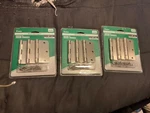 Lot Of 3-3-PACKS Mastercraft 1/2 Removable Pin Door Hinge Nickel Finish 1/4. Fixed Price $124.99.