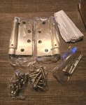 2 Pack Global Full Mortise Spring Hinges CPS4540-US15-M 4.5 X 4.0 In.. Fixed Price $14.99.