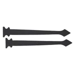 Dummy Strap Hinge Black Finish Iron With Spearhead Tip 24 Inch Door Hardware. Fixed Price $52.14.