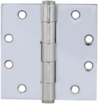 Emtek 92015 4.5X4.5" Square Corner Bearing Mortise Hinge - Pair, Polished Chrome. Fixed Price $7.65.