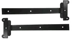 Nuvo Iron SH12BLK Black Steel Strap Hinges, 2PK. Fixed Price $22.90.