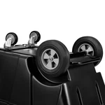 Global Industrial Replacement Wheel Caster Kit For 1/2 Cubic Yard Deluxe Tilt. Fixed Price $76.37.