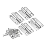 4 Pcs 2" Lift Off For Cabinet Slip Joint Flag Hinges Right Stainless Steel. Fixed Price $15.85.