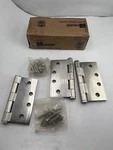 Pack Of 3 Hager 1191 4 X US15 Full Mortise Hinge With Screw Square Corner. Fixed Price $28.13.