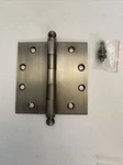 Grandeur BALHNG-BRS-45-SQ 3.3MM-4.5 X Plain Bearing Square A. Pewter. Fixed Price $20.00.