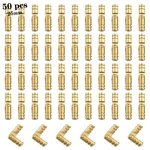 Csdtylh 50PCS Invisible Brass Barrel Hinges, 0.98"X0.2" ( 25X5MM ), Gold. Fixed Price $18.98.