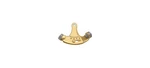 Hinge Pin Stop, Mounted, Adjustable Pvd Polished Brass. Fixed Price $12.00.