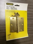 Stanley 3-1/2" Door Hinge, Commercial Grade 05-1390 Made Usa Vintg. Fixed Price $19.99.