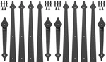 Decorative Garage Door Hardware Kit Carriage House Accents 8 Hinges And 4 Han.... Fixed Price $41.55.