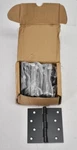 Design House 4" Steel Door Hinges 10 Pack Matte Black Square Corner 188995. Fixed Price $9.46.