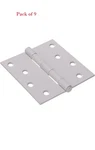 9-PACK: Hardware Essentials 852838 Residential 4" Square Corner Door Hinges. Fixed Price $40.00.