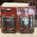 Everbilt (2 Pack) 3'' Satin Nickel Finish Double Action Spring 322 512. Fixed Price $27.98.