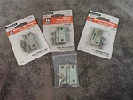 Everbilt 613541 1-1/2" Satin Brass Non-removable Pin Utility Hinge 6-PK (BN326). Fixed Price $14.99.