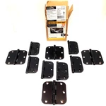 Everbilt Squeak Free Door Hinge Oil Rubbed Bronze 3.5IN 5/8 Radius Lot Of 10. Fixed Price $14.99.