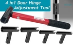 4-IN-1 Door Hinge Gap Adjusting Wrench Tool Cabinet Alignment Repair Kit Grip. Fixed Price $24.99.