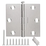 Pcs Door Hinges 3.5 Inch Brushed Nickel Square Corner Interior Hardware. Fixed Price $21.09.